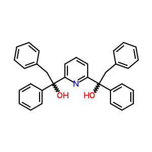 α,α’-dibenzyl-α,α’-diphenyl-2,6-pyridinedimethanol Structure,58451-83-5Structure