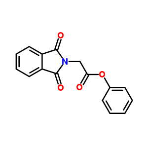 2H-isoindole-2-aceticacid, 1,3-dihydro-1,3-dioxo-, phenyl ester Structure,58455-49-5Structure