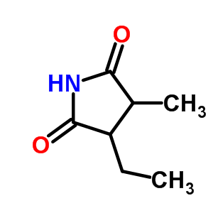 3-Ethyl-4-methyl-2,5-pyrrolidinedione Structure,58501-92-1Structure