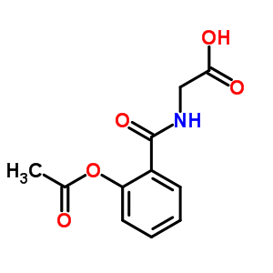 N-[2-(acetyloxy)benzoyl]-glycine Structure,5853-85-0Structure