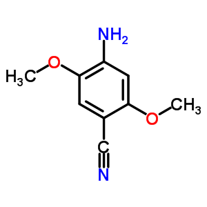 4-Amino-2,5-dimethoxybenzonitrile Structure,5855-86-7Structure