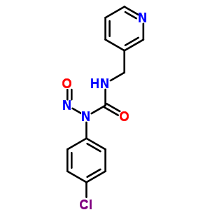 1-(4-Chlorophenyl)-1-nitroso-3-(pyridin-3-ylmethyl)urea Structure,58550-49-5Structure