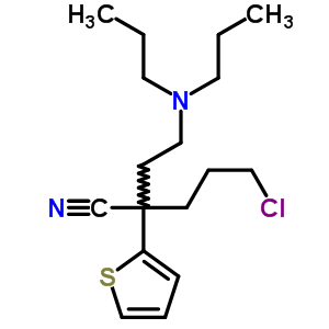 α-(3-chloropropyl)-α-[2-(dipropylamino)ethyl ]-2-thiopheneacetonitrile Structure,58562-92-8Structure