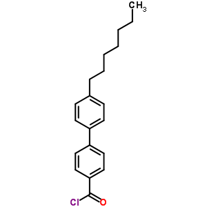 P-heptylbiphenyl-p’-carbonyl chloride Structure,58573-87-8Structure