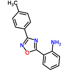 2-[3-(4-Methylphenyl)-1,2,4-oxadiazol-5-yl ]aniline Structure,58589-02-9Structure