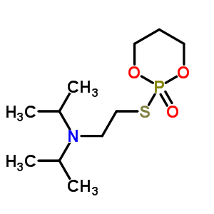 2-[[2-(Diisopropylamino)ethyl ]thio]-1,3,2-dioxaphosphorinane-2-oxide Structure,58607-62-8Structure