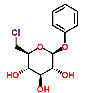 Phenyl 6-chloro-6-deoxy-beta-d-glucopyranoside Structure,58622-61-0Structure