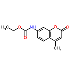 Carbamic acid,(4-methyl-2-oxo-2h-1-benzopyran-7-yl)-,ethyl ester Structure,58632-48-7Structure