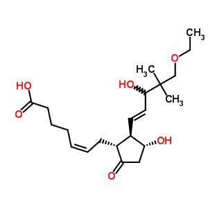 (Z)-7-[(1r,2r,3r)-2-[(e)-5-ethoxy-3-hydroxy-4,4-dimethylpent-1-enyl]-3-hydroxy-5-oxocyclopentyl]hept-5-enoic acid Structure,58687-40-4Structure