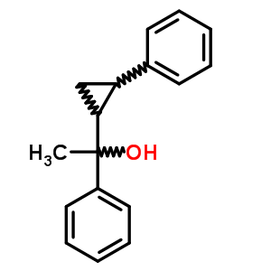 1-Phenyl-1-(2-phenylcyclopropyl)ethanol Structure,58692-65-2Structure