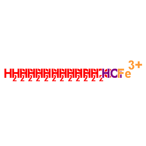 Ferric chloride, dodecahydrate Structure,58694-80-7Structure