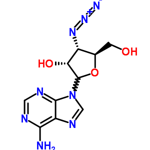 3’-Azido-3’-deoxyadenosine Structure,58699-62-0Structure