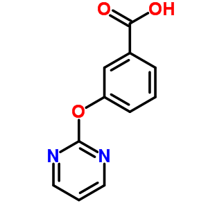 3-(2-Pyrimidinyloxy)benzenecarboxylic acid Structure,5871-19-2Structure