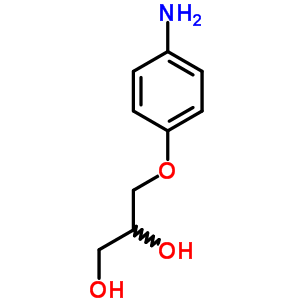 1,2-Propanediol ,3-(4-aminophenoxy)- Structure,58754-71-5Structure