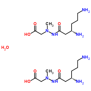 (S)-3,6-diaminohexanoic acid n’-(carboxymethyl)-n’-methyl hydrazide Structure,58773-34-5Structure