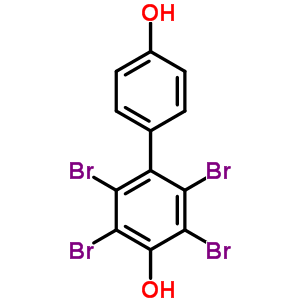 P-biphenyldiol ,tetrabromo- Structure,58781-88-7Structure