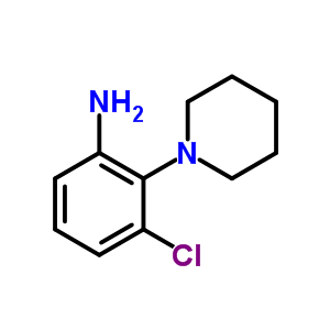 3-Chloro-2-piperidin-1-ylaniline dihydrochloride Structure,58785-06-1Structure