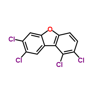 1,2,7,8-Tetrachlorodibenzofuran Structure,58802-20-3Structure