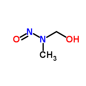 N-nitroso-n-methyl-n-hydroxymethylamine Structure,58840-25-8Structure