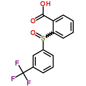 2-[(3-Trifluoromethylphenyl)sulfinyl ]benzoic acid Structure,58844-70-5Structure