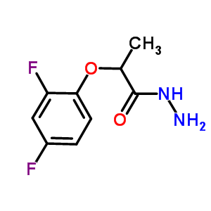 2-(2,4-Difluorophenoxy)propanohydrazide Structure,588678-32-4Structure