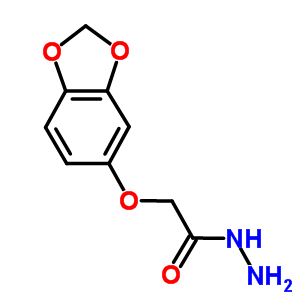 2-(1,3-benzodioxol-5-yloxy)acetohydrazide Structure,588680-00-6Structure