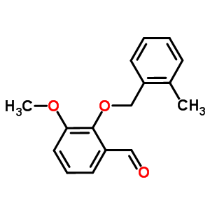 3-Methoxy-2-[(2-methylbenzyl)oxy]benzaldehyde Structure,588681-48-5Structure