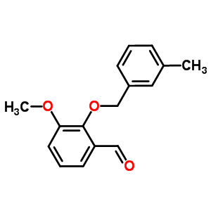 3-Methoxy-2-[(3-methylbenzyl)oxy]benzaldehyde Structure,588713-63-7Structure