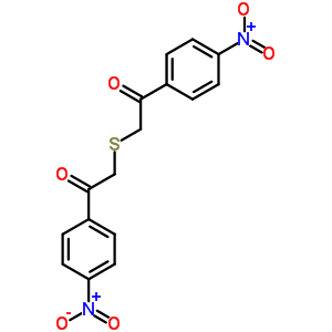 1-(4-Nitrophenyl)-2-[2-(4-nitrophenyl)-2-oxo-ethyl]sulfanyl-ethanone Structure,58881-57-5Structure