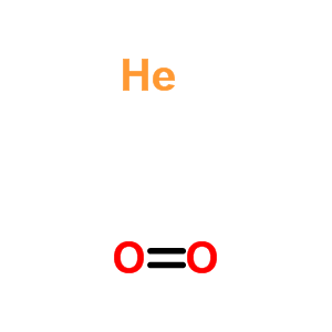 Helium, mixt. with oxygen Structure,58933-55-4Structure