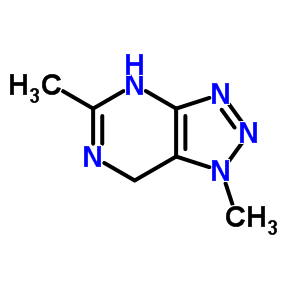 1H-1,2,3-triazolo[4,5-d]pyrimidine,4,7-dihydro-1,5-dimethyl- Structure,58950-31-5Structure