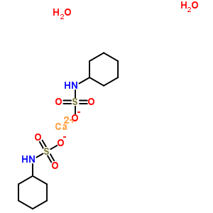 Cyclohexanesulfamic acid, calcium salt  dihydrate Structure,5897-16-5Structure