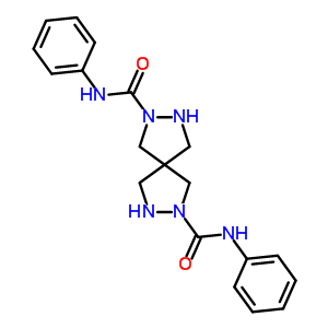 N~2~,n~7~-diphenyl-2,3,7,8-tetraazaspiro[4.4]nonane-2,7-dicarboxamide Structure,58979-91-2Structure