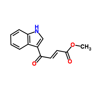 (E)-methyl 4-(1h-indol-3-yl)-4-oxobut-2-enoate Structure,59000-14-5Structure