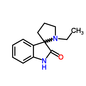 1’-Ethylspiro[indoline-3,2’-pyrrolidin]-2-one Structure,59022-44-5Structure