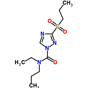 N-ethyl-n-propyl-3-propylsulfonyl-1,2,4-triazole-1-carboxamide Structure,59026-08-3Structure