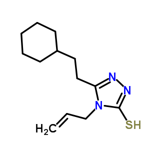 4-Allyl-5-(2-cyclohexylethyl)-4H-1,2,4-triazole-3-thiol Structure,590353-10-9Structure