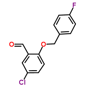 5-Chloro-2-[(4-fluorobenzyl)oxy]benzaldehyde Structure,590360-22-8Structure