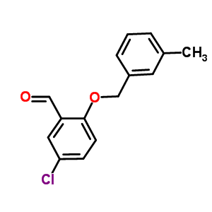 5-Chloro-2-[(3-methylbenzyl)oxy]benzaldehyde Structure,590376-26-4Structure