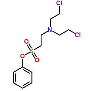 Phenyl 2-(bis(2-chloroethyl)amino)ethanesulfonate Structure,5908-54-3Structure