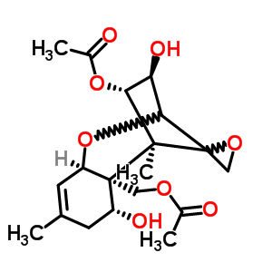 4Beta,15-diacetoxy-12,13-epoxytrichothec-9-ene-3alpha,7alpha-diol Structure,59121-84-5Structure