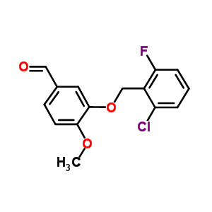 3-[(2-Chloro-6-fluorobenzyl)oxy]-4-methoxybenzaldehyde Structure,591224-55-4Structure