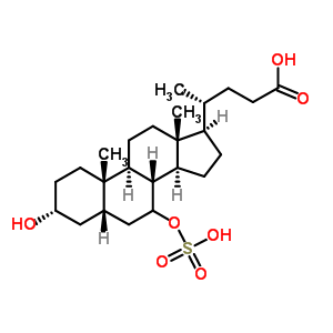 (3Alpha,5beta,7alpha,8xi)-3,24-dihydroxy-24-oxocholan-7-yl sulfate Structure,59132-31-9Structure