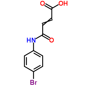 2-Butenoic acid, 4-[(4-bromophenyl)amino]-4-oxo-, (2z)- Structure,59256-47-2Structure