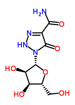 5-Hydroxy-1-(beta-d-ribofuranosyl)-1,2,3-triazole-4-carboxamide Structure,59343-64-5Structure