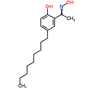 Ethanone,1-(2-hydroxy-5-nonylphenyl)-,oxime Structure,59344-62-6Structure