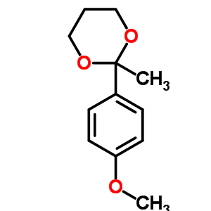 2-(4-Methoxyphenyl)-2-methyl-1,3-dioxane Structure,59356-53-5Structure