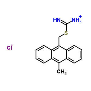 (10-Methyl-9-anthracenyl) carbamimidothioic acid methyl ester hydrochloride Structure,59474-01-0Structure