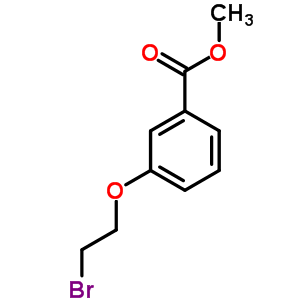 Methyl 3-(2-bromoethoxy)benzenecarboxylate Structure,59516-96-0Structure