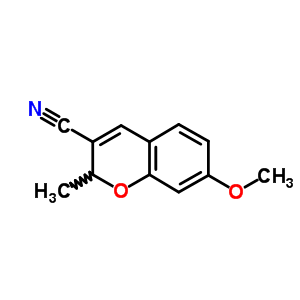 7-Methoxy-2-methyl-2h-1-benzopyran-3-carbonitrile Structure,59528-34-6Structure